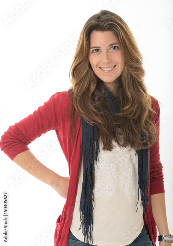 Cute brunette