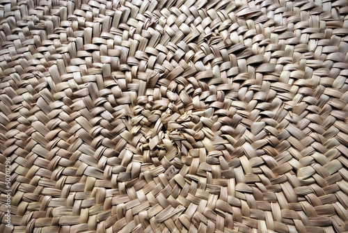 Wicker mat in circular pattern © Arena Photo UK