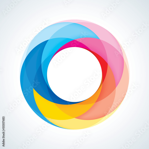Abstract Infinite Loop Sign Template. Corporate Icon. 5 Pieces S