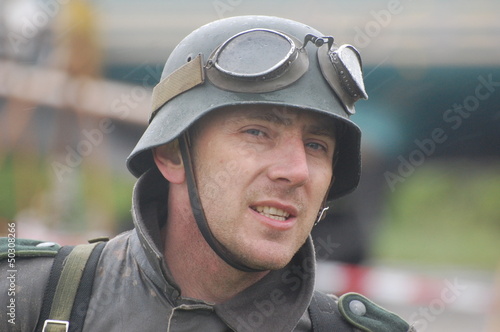 German soldier. WWII time photo