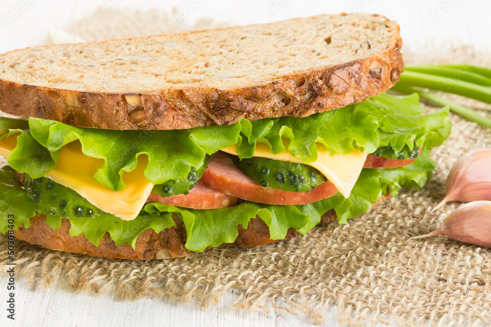 Sandwich with ham Sandwich with ham