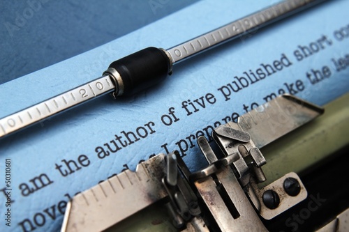 Принти на полотні Author letter to publisher