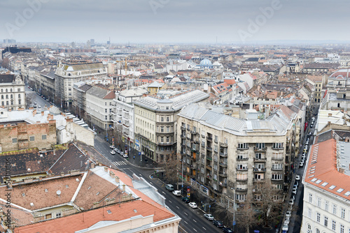 La ville de Budapest depuis la Basilique Saint-Etienne