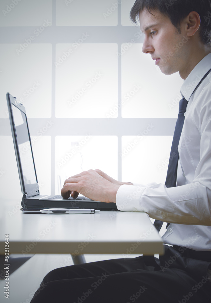 Businessman working Businessman working
