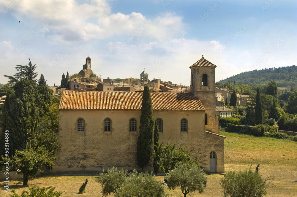 protestant temple in Lourmarin,  Provence