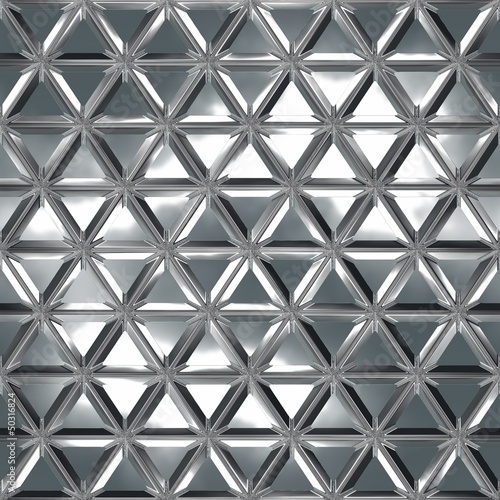 Chrome pattern. Seamless texture.