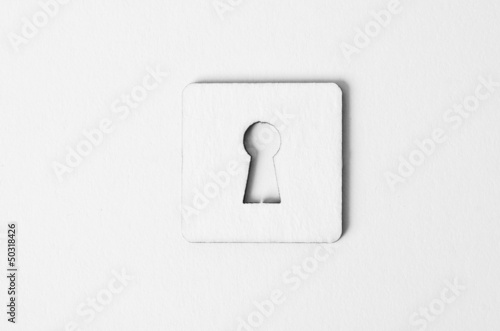 Foto paper keyhole