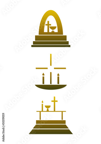 Symbol-Set: Religion / Christentum / Kirche