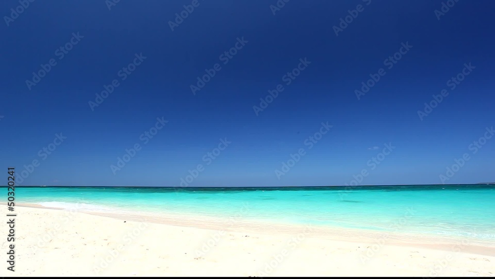 Tropical cosatline with white sand, Philippines, Boracay 