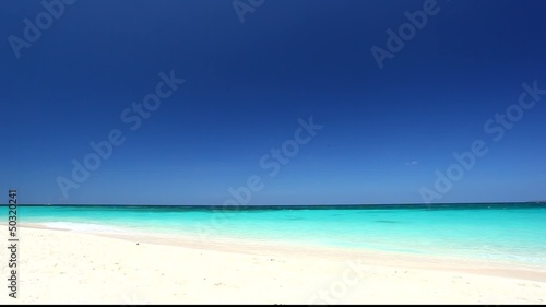 Tropical cosatline with white sand, Philippines, Boracay  photo