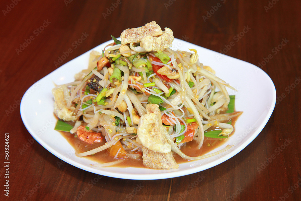 green papaya salad thai food green papaya salad thai food