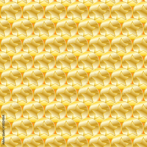 Muster Geschenkpapier Goldene Sterne