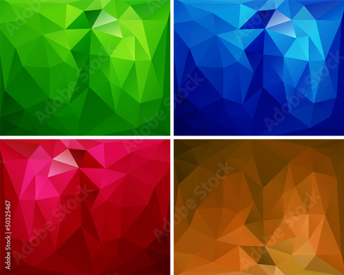A set of polygonal backgrounds 2