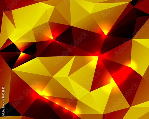 Bright abstract background polygon
