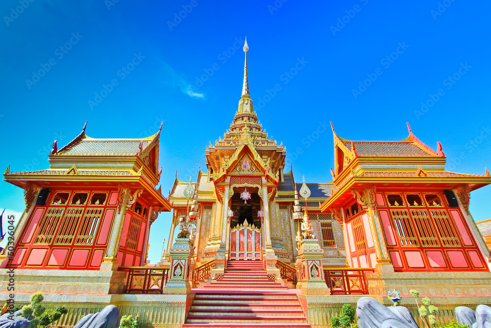 Fototapeta premium Thai Royal Crematorium in Bangkok province of Thailand