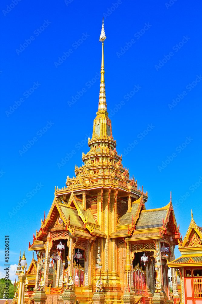 Fototapeta premium Thai Royal Crematorium in Bangkok province of Thailand