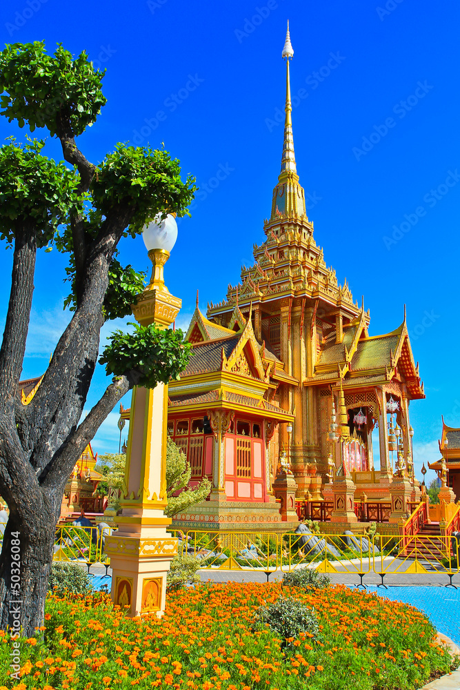 Naklejka premium Thai Royal Crematorium in Bangkok province of Thailand