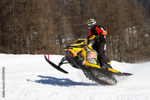 skidoo in action photo