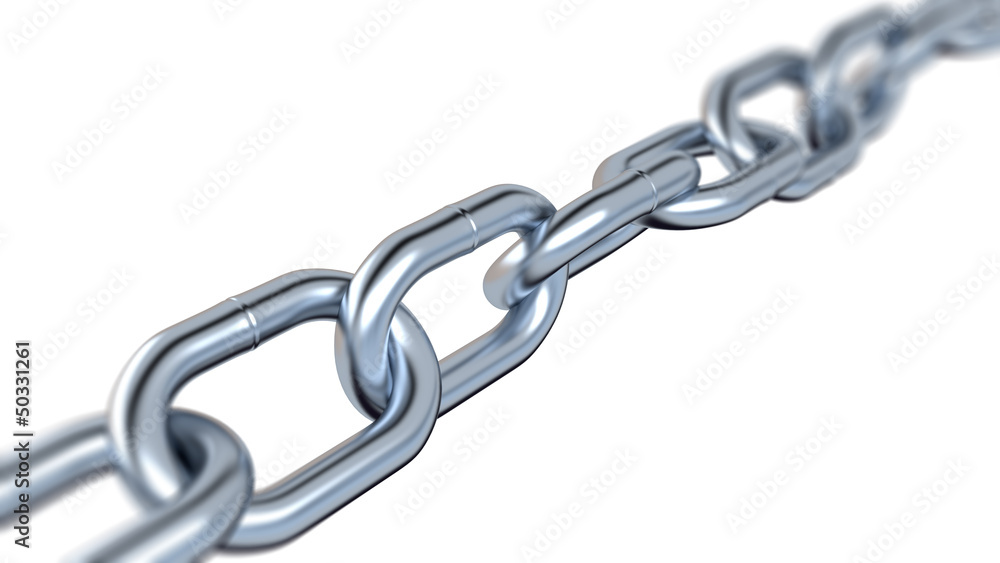 Blurred Metallic Chain Blurred Metallic Chain