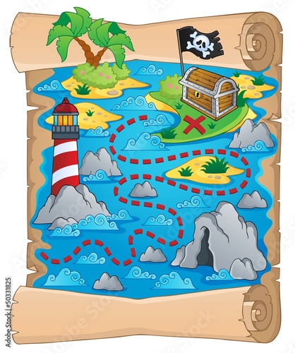 Treasure map theme image 5