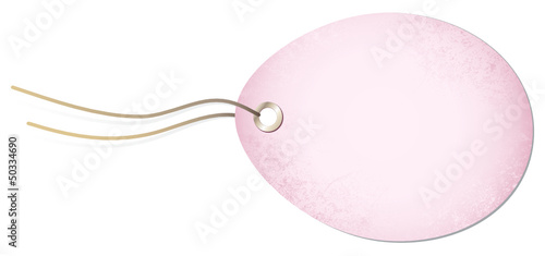 Easter Hangtag Egg Retro Rose