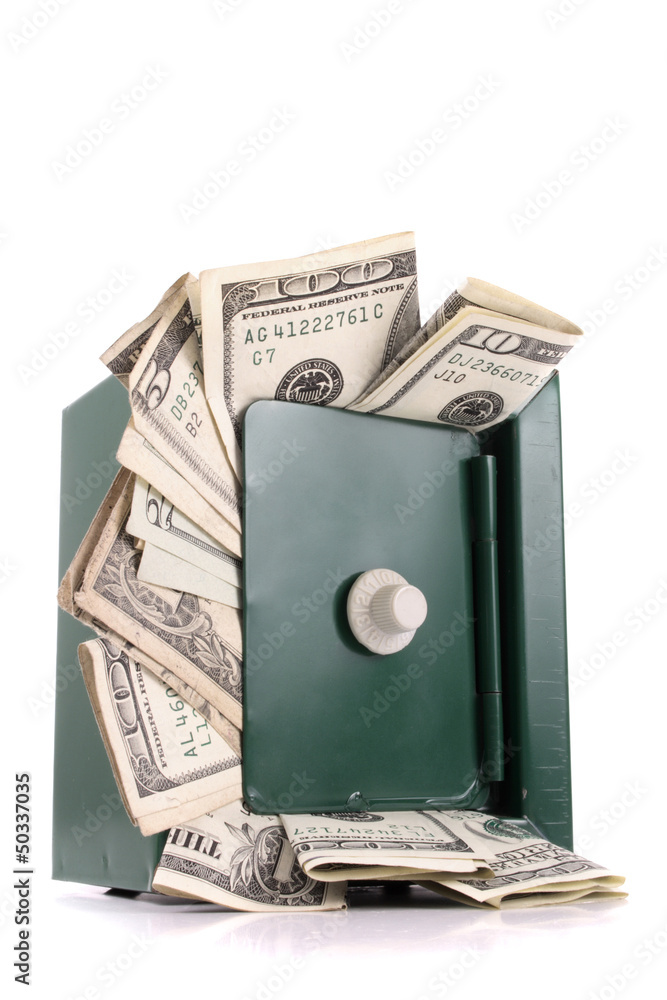 Naklejka premium Full of money