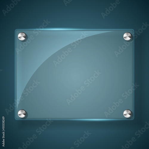 Abstract background with glass framework. Vector illustration.