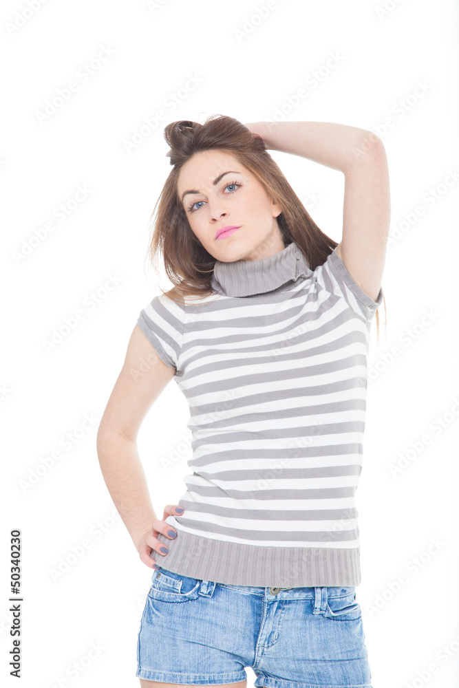 Casual young woman Casual young woman