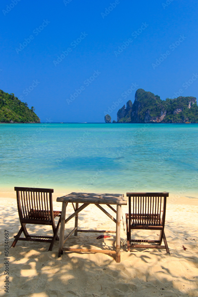 Beautiful bay of Phi Phi island Thailand