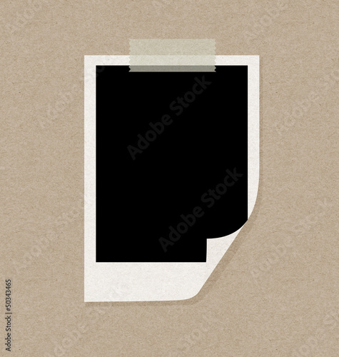 recycled papercraft polaroid