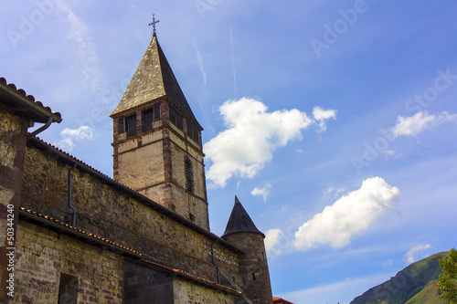 Typical church of the small towns of southern France