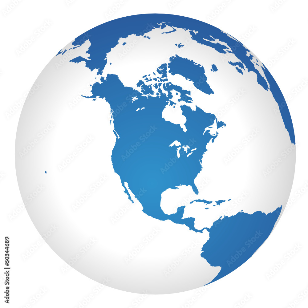 Globus Amerika Globus Amerika