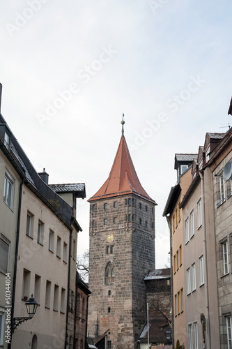 Gate tower (Tiergärtnertorturm) in Nuremberg, Germany © Tony