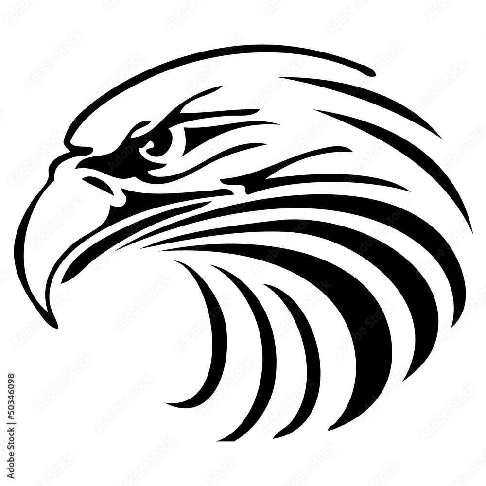 Obraz premium Logo głowy orła