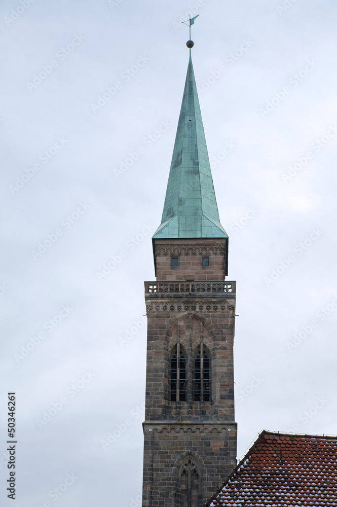 Turret of St. Sebaldus Church, Nuremberg, Germany Turret of St. Sebaldus Church, Nuremberg, Germany