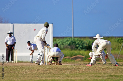 joueur de cricket avec batteur