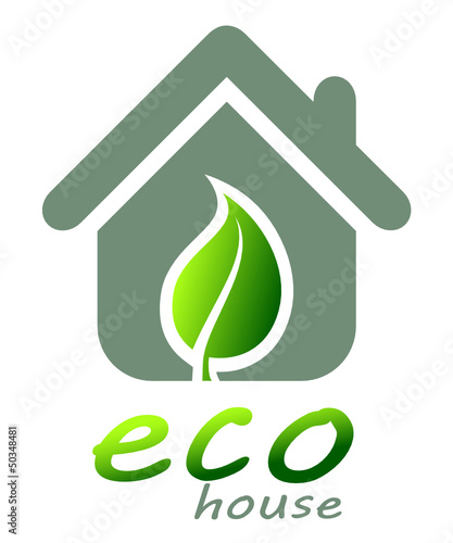 Symbol of ecological house