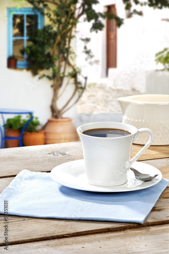 coffee served at a Greek island © tolism