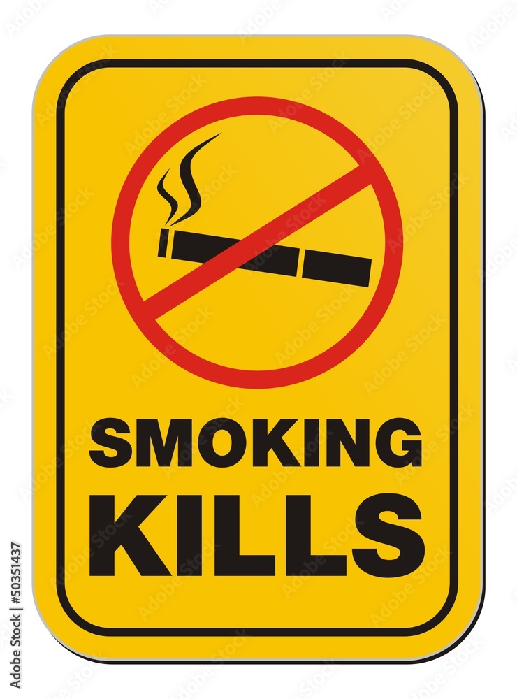 smoking kill sign