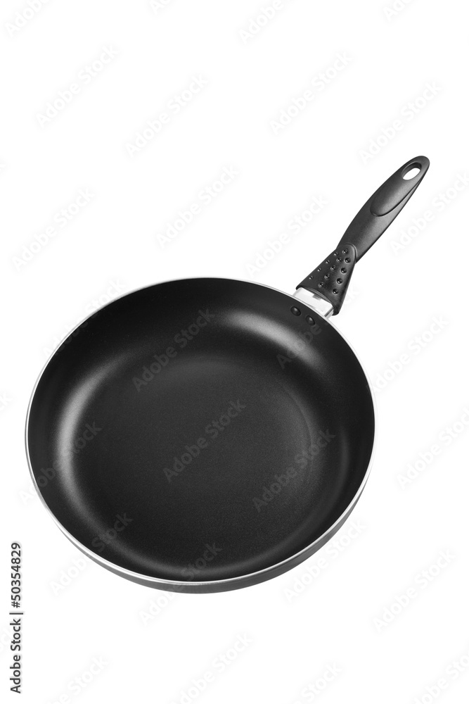 frying pan, isolated on white frying pan, isolated on white