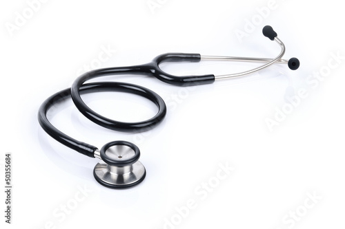 Black stethoscope