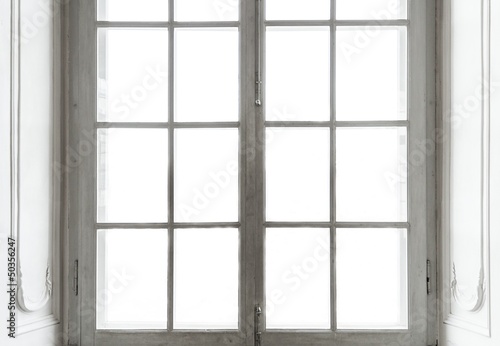 Window in white frame