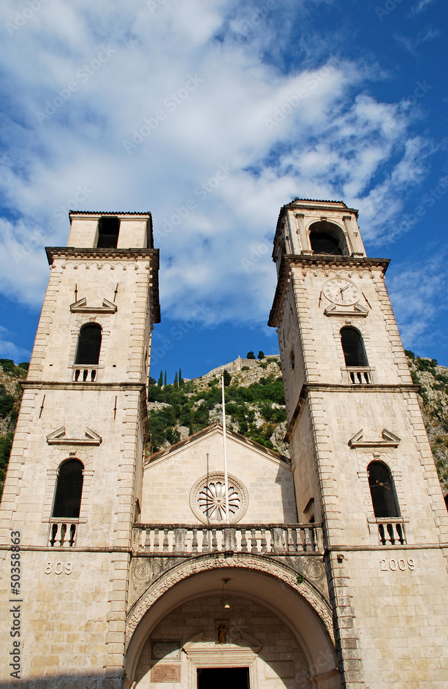 Kotor Cathedral in Montenegro.