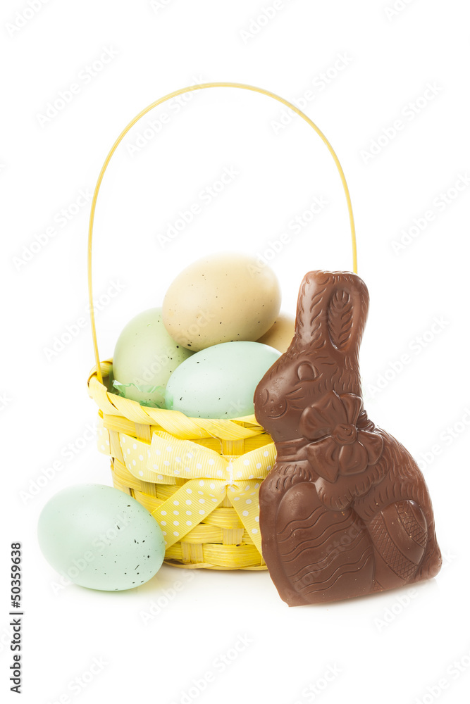 Fototapeta premium Festive Chocolate Easter Bunny