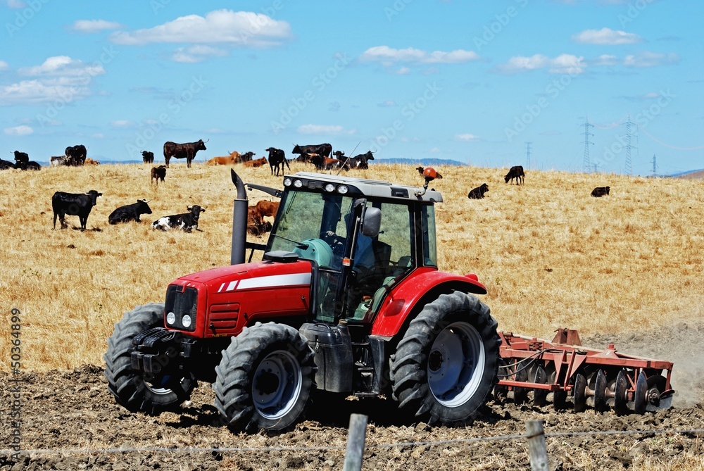 Tractor ploughing field, Andalusia © Arena Photo UK Tractor ploughing field, Andalusia © Arena Photo UK