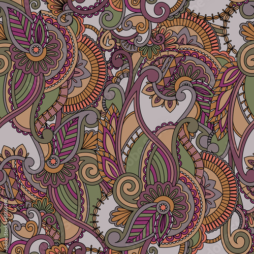 Seamless pattern background. Ethnic design