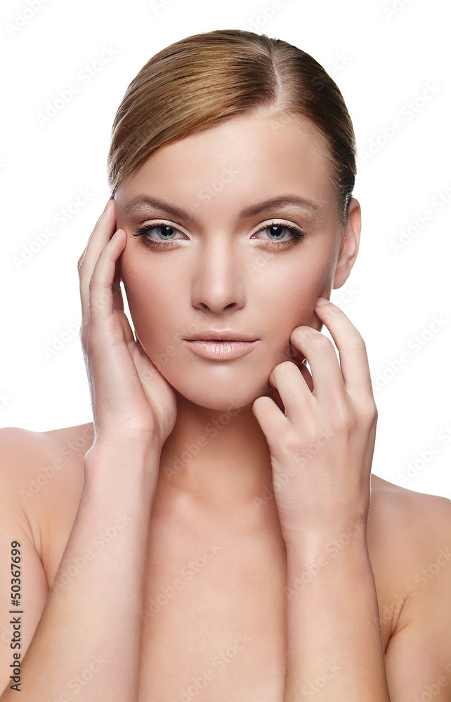 beautiful woman with healthy face and clean skin beautiful woman with healthy face and clean skin