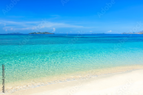 Obraz na płótnie wybrzeże raj plaża
