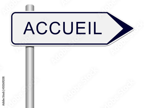 Panneau accueil