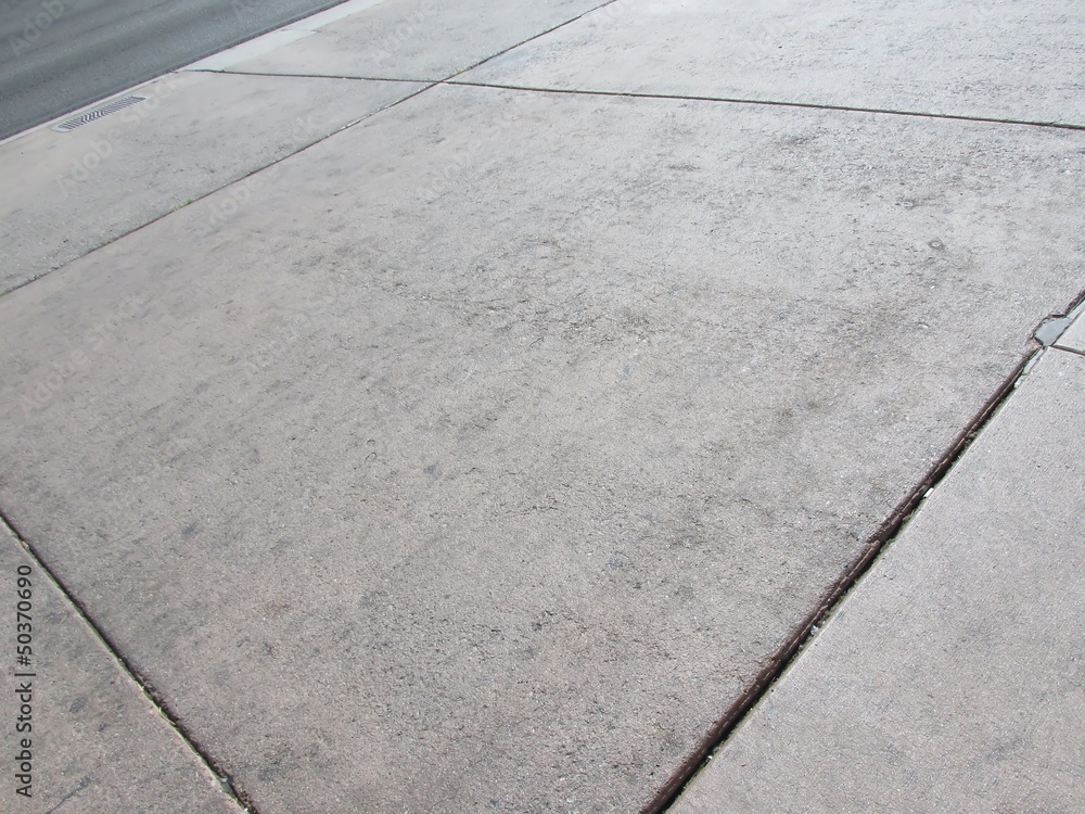 Fototapeta premium perspective view of a sidewalk